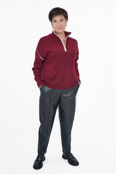 Джемпер бордо кант