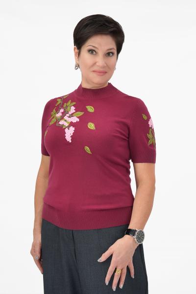 Джемпер бордо виноград