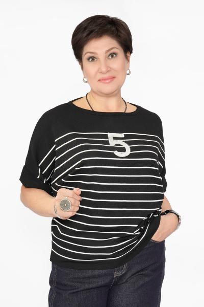 Джемпер ч/б полоска