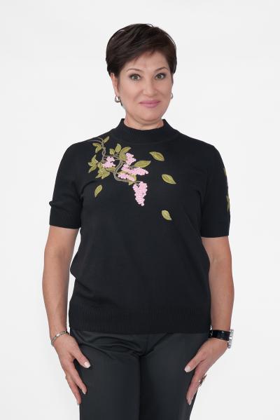 Джемпер черный виноград Кофты