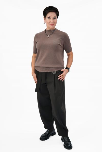 Джемпер капучино люрекс