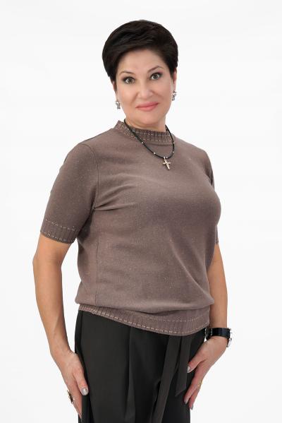 Джемпер капучино люрекс