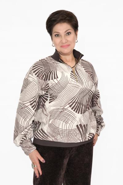 Джемпер кор/беж. на резинке Кофты