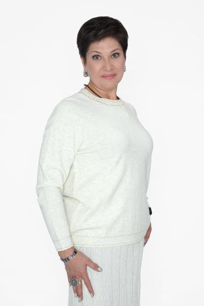 Джемпер молочный дл. рукав