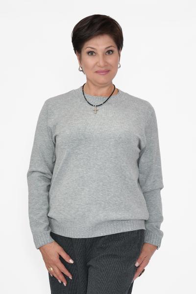 Джемпер серый дл.рукав Кофты