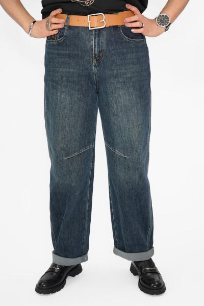 Джинсы-багги Брюки