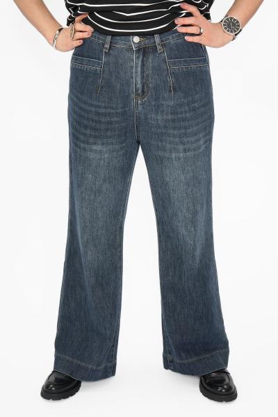 Джинсы клеш Брюки