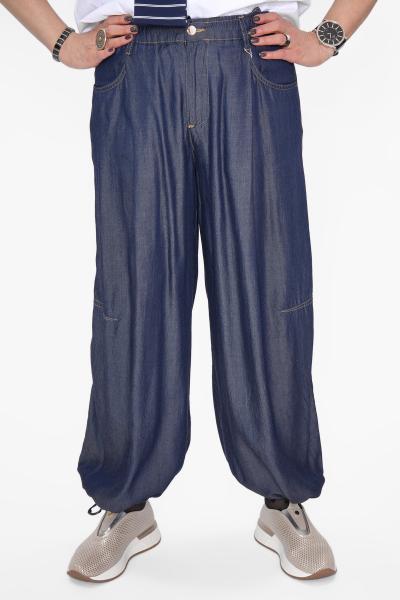 Джинсы на кулиске Брюки