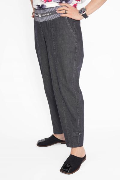 Джинсы п/бананы серый