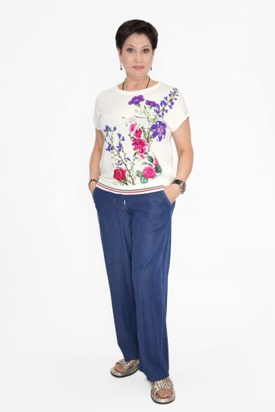 Джинсы палаццо син.