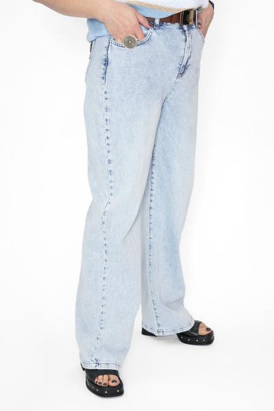 Джинсы прямые голубой