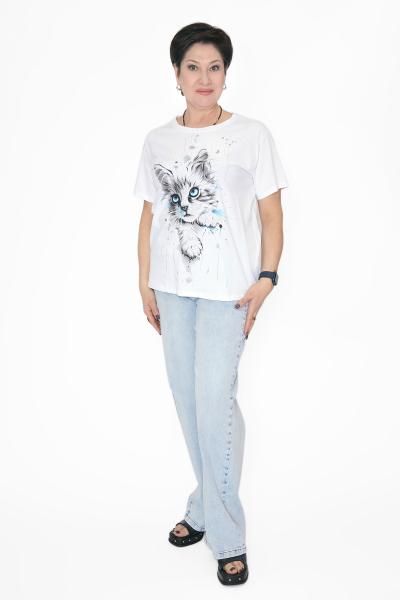 Джинсы прямые голубой