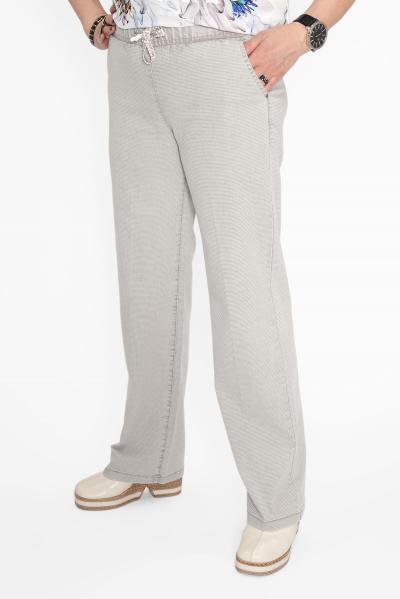 Джинсы прямые клетка беж.