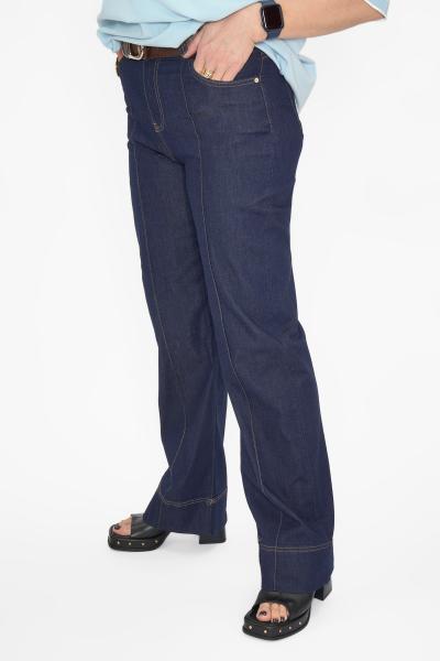 Джинсы прямые отстроч. т/син.