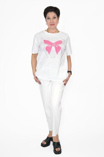 Футболка белая бабочка