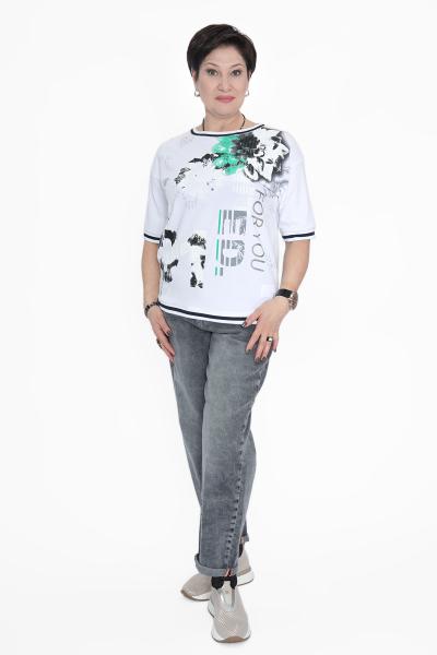 Футболка белая на резинке