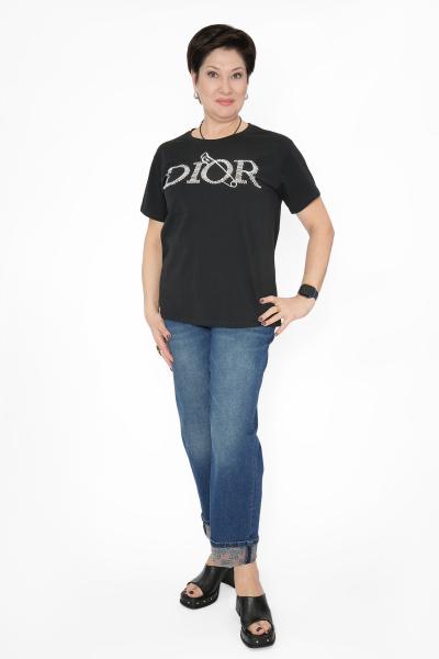 Футболка черная DIOR
