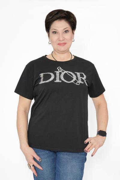 Футболка черная DIOR
