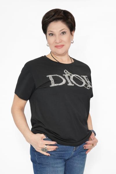 Футболка черная DIOR
