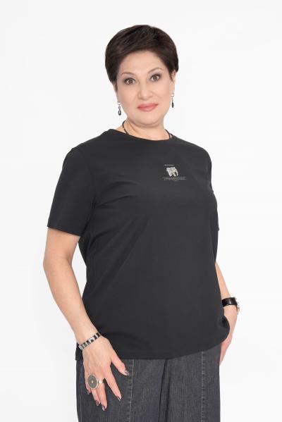 Футболка черная слон 2026Г.