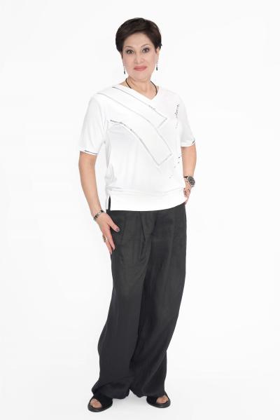 Футболка на ножке бел.