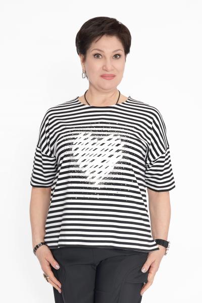 Футболка сердце с/б полоска 2026Г.