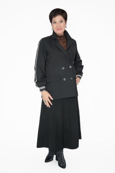 Жакет черный лампас