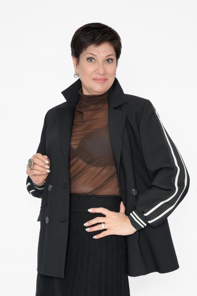 Жакет черный лампас 2025Г.