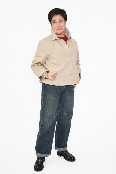 Жакет на кулиске бежевый