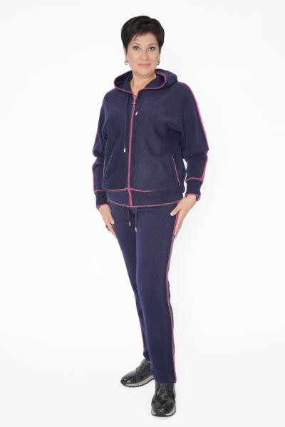 Костюм брючн. фиолет.с лампасом