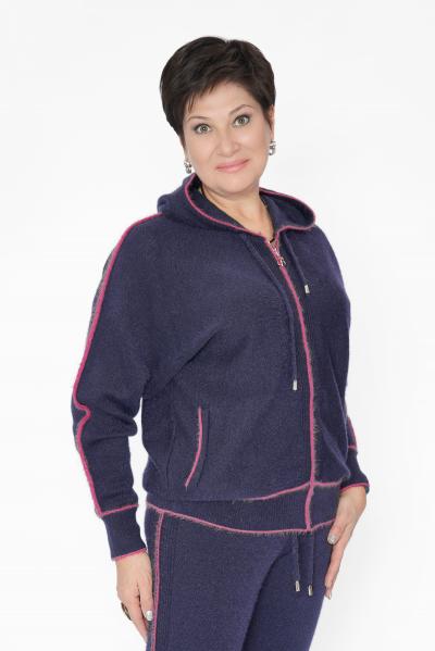 Костюм брючн. фиолет.с лампасом