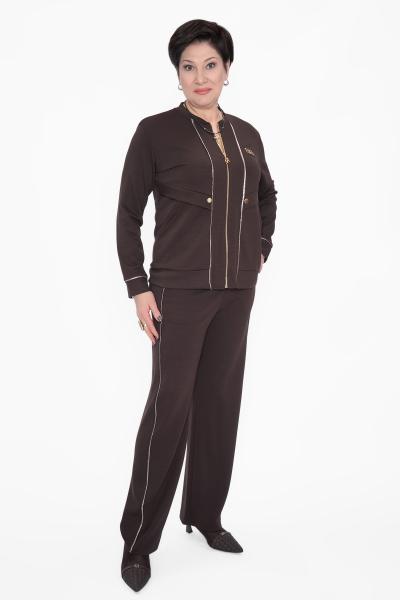 Костюм брючный шокол. 2026Г.