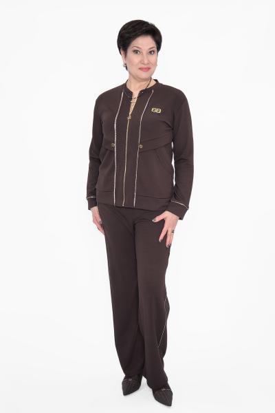 Костюм брючный шокол.