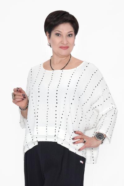 Костюм жатка блуза горох