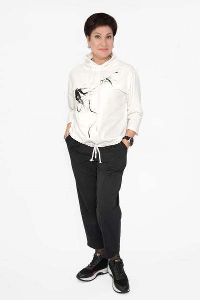 Костюм молочный/черный