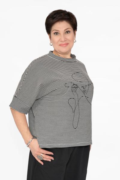 Костюм полоска/черный