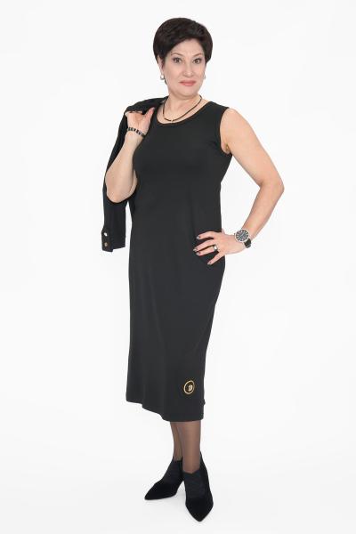 Костюм с платьем черн.