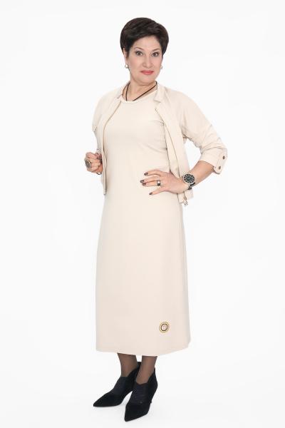 Костюм с платьем молоч.