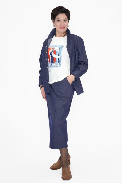 Костюм тройка с юбкой