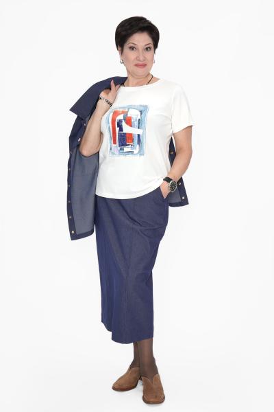 Костюм тройка с юбкой