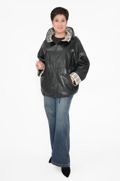 Куртка экокожа капюшон