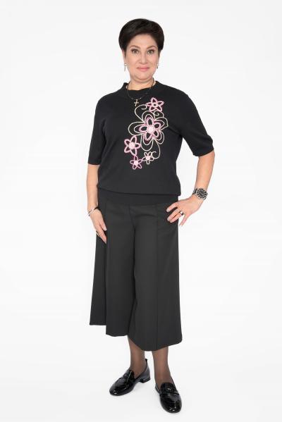 Кюлоты черные со стрелкой