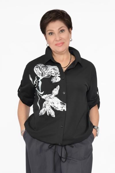 Рубашка аппликация 2 цветка