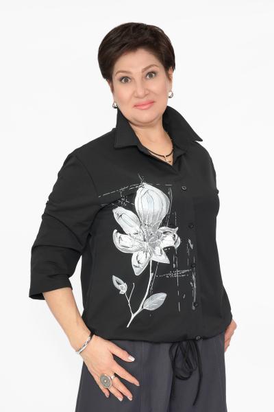 Рубашка аппликация цветок