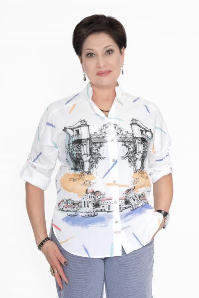 Рубашка Город белая 2026Г.