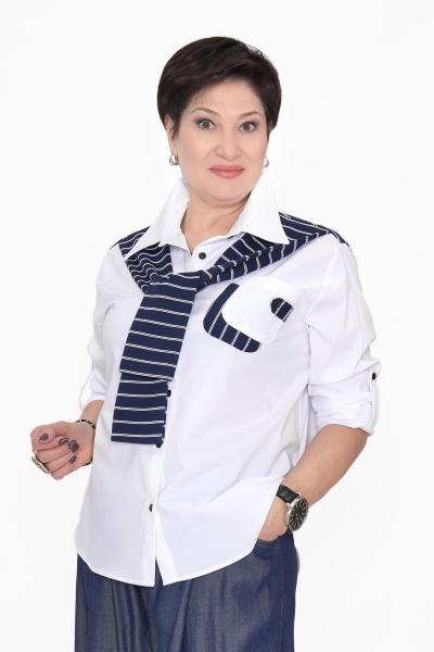 Рубашка матроска б/синий 2026Г.