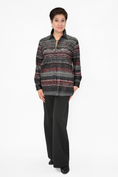 Рубашка принт вязка