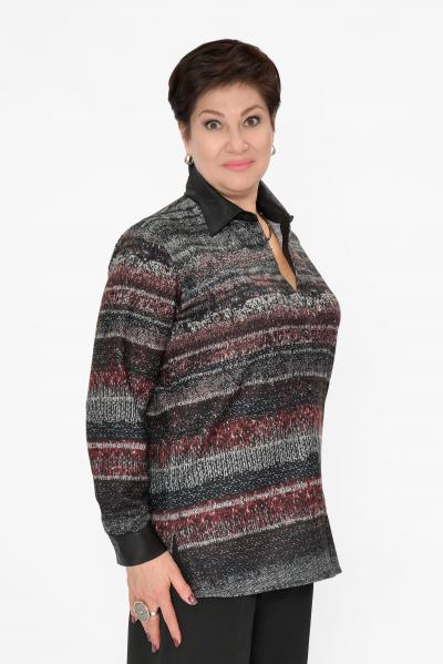 Рубашка принт вязка