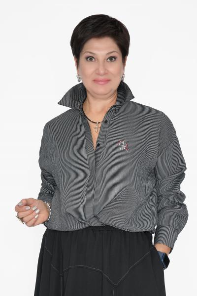 Рубашка тонкая полоска ч/б 2025Г.