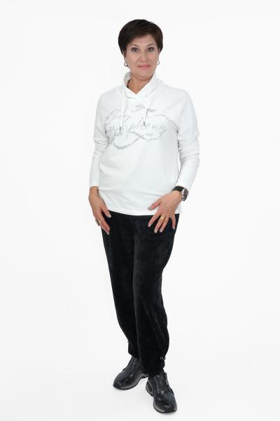 Свитшот белый пайэтки